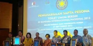 Toilet Bandara SSQ Pekanbaru Dinobatkan Terbersih se-Indonesia