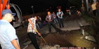 Gorong-gorong Bandara Polonia diperbaiki