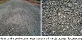 Jalan Bandara Amblas Sedalam 20 Meter