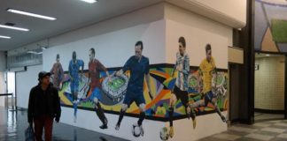 Bandara Congonhas Sao Paolo Sudah Berhias Gambar Bintang Negara Peserta