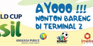 Nonton Bareng Piala Dunia di T2-F, Bandara Soekarno Hatta