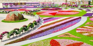 Taman bunga terbesar di dunia ini terletak di Dubai