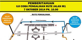 Pintu M1 Bandara Resmi Dialihkan
