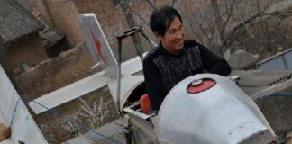 Pesawat Bermesin Sepeda Motor Dibuat Oleh Lulusan SMP