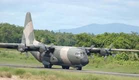 Pesawat Hercules TNI AU Jatuh di Medan