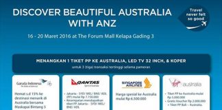 Cari Tiket Pesawat Harga Spesial di Australia Travel Fair 2016
