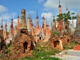 Indein Pagoda Yang Misterius Namun Mempesona