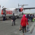 ATR Milik Lion Air Mendarat Perdana Di Tasikmalaya