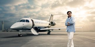 Mengintip Embraer Legacy 500 Milik Jackie Chan