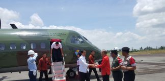 Presiden Jokowi Resmikan Bandara Silangit