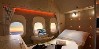 First Class Dengan Kursi ala NASA di Penerbangan Emirates