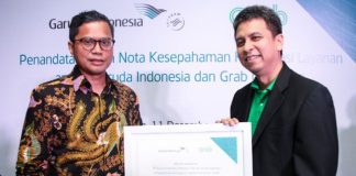 Grab Berkolaborasi Dengan Garuda Indonesia
