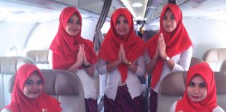 Begini Penampilan Pramugari Batik Air Gunakan Hijab Pramugari Batik Air