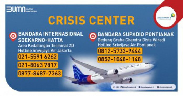 Informasi Posko Crisis Center di Bandara Soekarno-Hatta dan Bandara Supadio