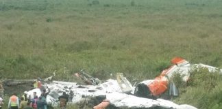 A Kin Avia Let L-410 (9S-GRJ) performing a flight from Bukavu to Shabunda (D.R. … A Kin Avia Let L-410 (9S-GRJ) performing a flight from Bukavu to Shabunda (D.R. ...