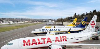 Maskapai Ryanair telah menerima pengiriman pesawat Boeing 737-8200 MAX (Msn. 623… Maskapai Ryanair telah menerima pengiriman pesawat Boeing 737-8200 MAX (Msn. 623...