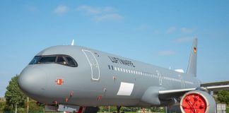 Penampakan pesawat Airbus A321Neo (Msn. 10613) pertama pesanan Angkatan Udara Je… Penampakan pesawat Airbus A321Neo (Msn. 10613) pertama pesanan Angkatan Udara Je...