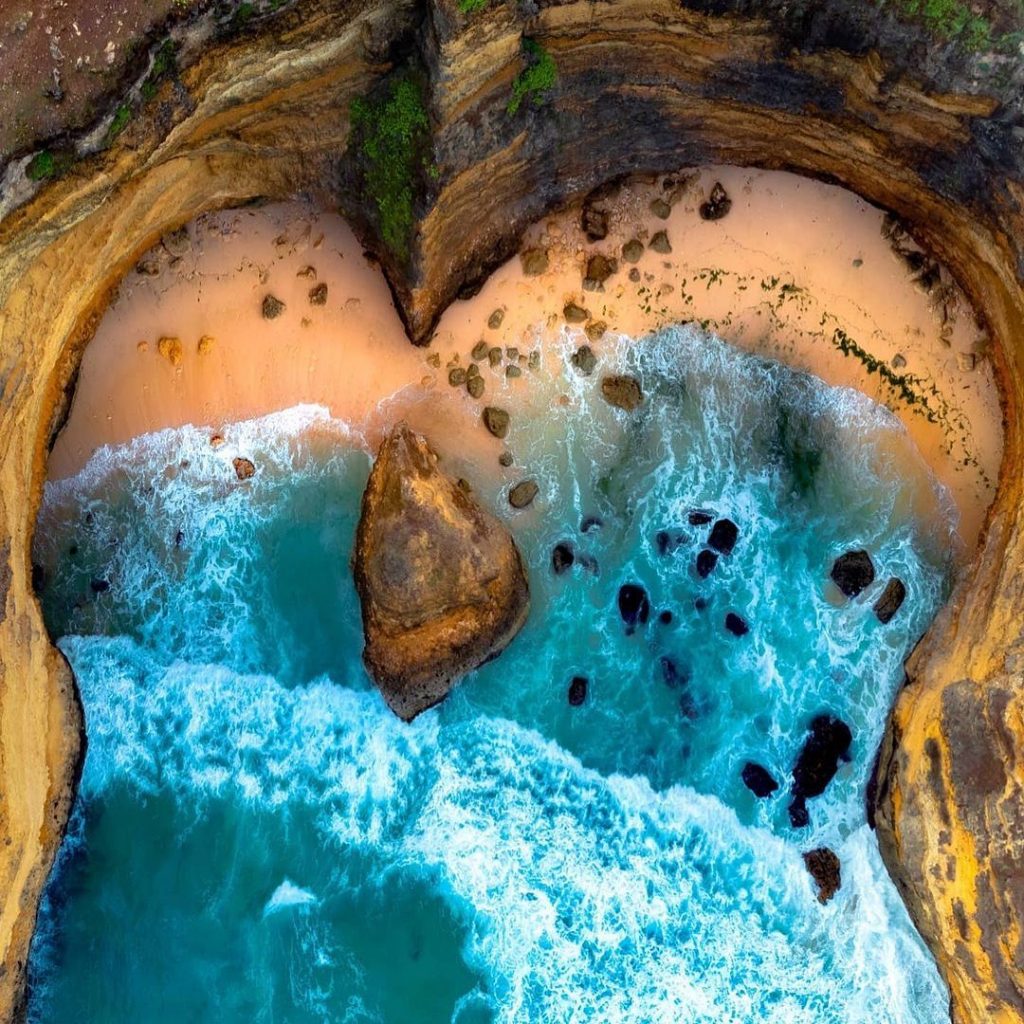 An otherworldly view awaits you at the #PenyisokBeach on the southeastern tip of...