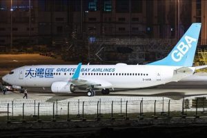 Berikut adalah penampakan pesawat Boeing 737-800 (Msn. 42277) pertama yang disew...