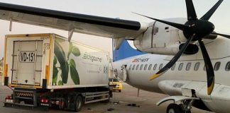 Air Europa ATR 72-500 (EC-MSN) was substantially damaged in a ground accident wh… Air Europa ATR 72-500 (EC-MSN) was substantially damaged in a ground accident wh...