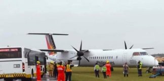Sebuah pesawat de Havilland Dash 8-400 (RP-C5911) milik maskapai PAL Express yan… Sebuah pesawat de Havilland Dash 8-400 (RP-C5911) milik maskapai PAL Express yan...