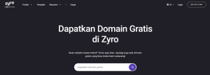 domain gratis zyro