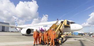 Pada Rabu (15/06) lalu pesawat Airbus A321XLR (Msn. 11000) pertama telah berhasi… Pada Rabu (15/06) lalu pesawat Airbus A321XLR (Msn. 11000) pertama telah berhasi...