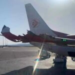 Sebuah pesawat Boeing 737-8D6 (7T-VKJ) milik maskapai Air Algérie mengalami keru… Sebuah pesawat Boeing 737-8D6 (7T-VKJ) milik maskapai Air Algérie mengalami keru...