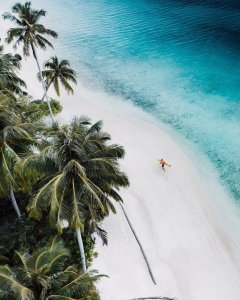White sand, turquoise water, and palm trees caressed by the breeze. What an amaz...