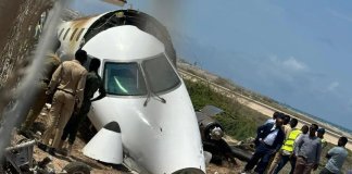 Pada Selasa (11/07) kemarin, sebuah pesawat Embraer EMB-120 Brasilia (6O-AAD) mi… Pada Selasa (11/07) kemarin, sebuah pesawat Embraer EMB-120 Brasilia (6O-AAD) mi...