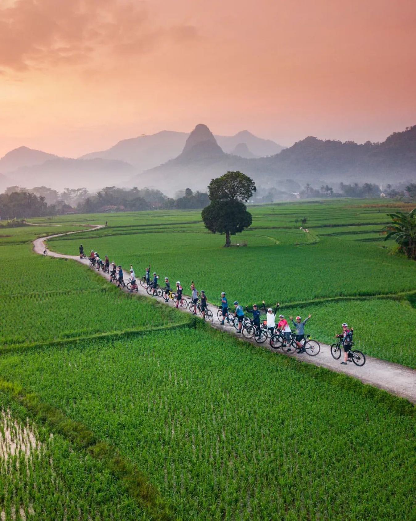 Cycling through the phenomenal landscape of Indonesia is an extraordinary experi...