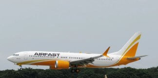 Penampakan pesawat Boeing 737-8 MAX (Msn. 63970) pertama milik Airfast Indonesia… Penampakan pesawat Boeing 737-8 MAX (Msn. 63970) pertama milik Airfast Indonesia...