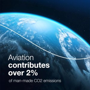 Aviation contributes over 2% of man-made CO2 emissions. We are committed to taki...