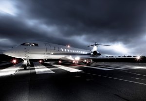The  aircraft’s advanced lighting system illuminates not just the interior but t...