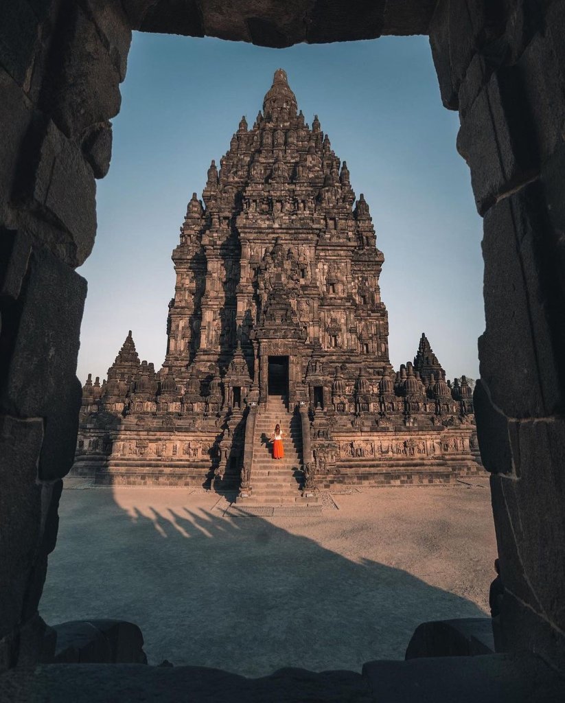 Take a look at the majestic view of the #PrambananTemple in #Yogyakarta, the cit...